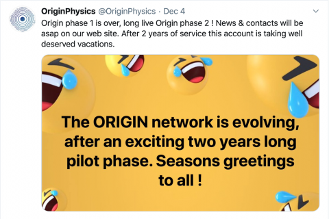 Origin Wrap up